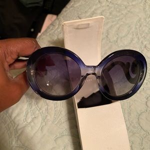 Navy Blue Prada Sunglasses, Brand New. Never worn